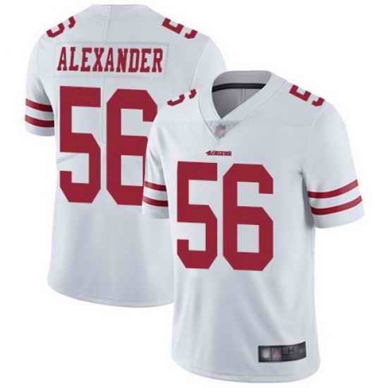 49ers 56 Kwon Alexander White Youth Stitched Football Vapor Untouchable Limited Jersey